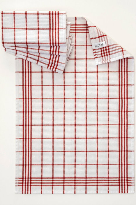 Hermia Juego de Toallas de Mano de Algodón 100% Rojo (5 Piezas) 50x70cm Suaves y Absorbentes Lujosas para Baño